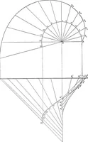 An illustration from The essentials of descriptive geometry (1915)