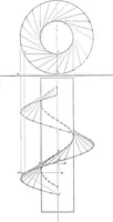 An illustration from The essentials of descriptive geometry (1915)