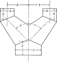 An illustration from The essentials of descriptive geometry (1915)