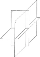 An illustration from The essentials of descriptive geometry (1915)