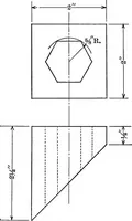 An illustration from The essentials of descriptive geometry (1915)