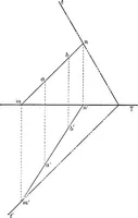 An illustration from The essentials of descriptive geometry (1915)