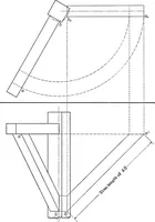 An illustration from The essentials of descriptive geometry (1915)