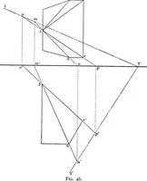 An illustration from The essentials of descriptive geometry (1915)
