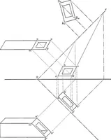 An illustration from The essentials of descriptive geometry (1915)