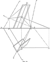 An illustration from The essentials of descriptive geometry (1915)