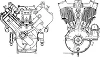 An illustration from Aviation engines, design - construction - operation and repair; a complete, practical treatise outlining clearly the elements of internal combustion engineering with special reference to the design, construction, operation and repair of airplane power plants; also the auxiliary engine systems, such as lubrication, carburetion, ignition and cooling. It includes complete instructions for engine repairing and systematic location of troubles, tool equipment and use of tools, also outlines the latest mechanical processes (1917)