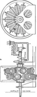 An illustration from Aviation engines, design - construction - operation and repair; a complete, practical treatise outlining clearly the elements of internal combustion engineering with special reference to the design, construction, operation and repair of airplane power plants; also the auxiliary engine systems, such as lubrication, carburetion, ignition and cooling. It includes complete instructions for engine repairing and systematic location of troubles, tool equipment and use of tools, also outlines the latest mechanical processes (1917)