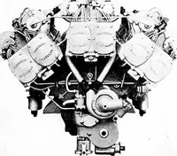 An illustration from Aviation engines, design - construction - operation and repair; a complete, practical treatise outlining clearly the elements of internal combustion engineering with special reference to the design, construction, operation and repair of airplane power plants; also the auxiliary engine systems, such as lubrication, carburetion, ignition and cooling. It includes complete instructions for engine repairing and systematic location of troubles, tool equipment and use of tools, also outlines the latest mechanical processes (1917)