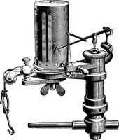 An illustration from Aviation engines, design - construction - operation and repair; a complete, practical treatise outlining clearly the elements of internal combustion engineering with special reference to the design, construction, operation and repair of airplane power plants; also the auxiliary engine systems, such as lubrication, carburetion, ignition and cooling. It includes complete instructions for engine repairing and systematic location of troubles, tool equipment and use of tools, also outlines the latest mechanical processes (1917)