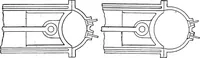 An illustration from Aviation engines, design - construction - operation and repair; a complete, practical treatise outlining clearly the elements of internal combustion engineering with special reference to the design, construction, operation and repair of airplane power plants; also the auxiliary engine systems, such as lubrication, carburetion, ignition and cooling. It includes complete instructions for engine repairing and systematic location of troubles, tool equipment and use of tools, also outlines the latest mechanical processes (1917)
