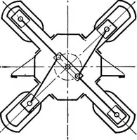 An illustration from Aviation engines, design - construction - operation and repair; a complete, practical treatise outlining clearly the elements of internal combustion engineering with special reference to the design, construction, operation and repair of airplane power plants; also the auxiliary engine systems, such as lubrication, carburetion, ignition and cooling. It includes complete instructions for engine repairing and systematic location of troubles, tool equipment and use of tools, also outlines the latest mechanical processes (1917)