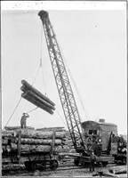 An illustration from Material handling cyclopedia; a reference book covering definitions, descriptions, illustrations and methods of use of material handling machines employed in industry (1921)