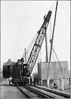 An illustration from Material handling cyclopedia; a reference book covering definitions, descriptions, illustrations and methods of use of material handling machines employed in industry (1921)