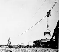 An illustration from Material handling cyclopedia; a reference book covering definitions, descriptions, illustrations and methods of use of material handling machines employed in industry (1921)