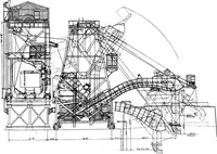 An illustration from Material handling cyclopedia; a reference book covering definitions, descriptions, illustrations and methods of use of material handling machines employed in industry (1921)
