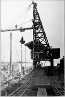 An illustration from Material handling cyclopedia; a reference book covering definitions, descriptions, illustrations and methods of use of material handling machines employed in industry (1921)