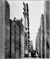An illustration from Material handling cyclopedia; a reference book covering definitions, descriptions, illustrations and methods of use of material handling machines employed in industry (1921)