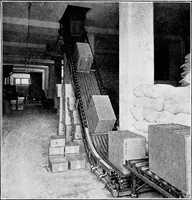 An illustration from Material handling cyclopedia; a reference book covering definitions, descriptions, illustrations and methods of use of material handling machines employed in industry (1921)