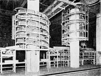An illustration from Material handling cyclopedia; a reference book covering definitions, descriptions, illustrations and methods of use of material handling machines employed in industry (1921)