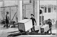 An illustration from Material handling cyclopedia; a reference book covering definitions, descriptions, illustrations and methods of use of material handling machines employed in industry (1921)