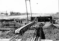 An illustration from Material handling cyclopedia; a reference book covering definitions, descriptions, illustrations and methods of use of material handling machines employed in industry (1921)