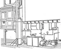 An illustration from Material handling cyclopedia; a reference book covering definitions, descriptions, illustrations and methods of use of material handling machines employed in industry (1921)