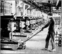 An illustration from Material handling cyclopedia; a reference book covering definitions, descriptions, illustrations and methods of use of material handling machines employed in industry (1921)
