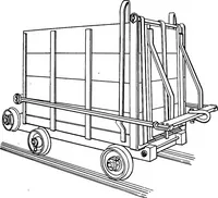 An illustration from Material handling cyclopedia; a reference book covering definitions, descriptions, illustrations and methods of use of material handling machines employed in industry (1921)
