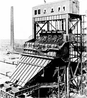 An illustration from Material handling cyclopedia; a reference book covering definitions, descriptions, illustrations and methods of use of material handling machines employed in industry (1921)