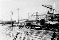 An illustration from Material handling cyclopedia; a reference book covering definitions, descriptions, illustrations and methods of use of material handling machines employed in industry (1921)