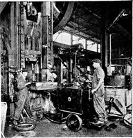 An illustration from Material handling cyclopedia; a reference book covering definitions, descriptions, illustrations and methods of use of material handling machines employed in industry (1921)