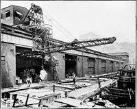 An illustration from Material handling cyclopedia; a reference book covering definitions, descriptions, illustrations and methods of use of material handling machines employed in industry (1921)