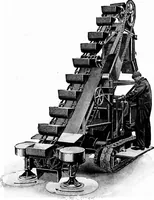 An illustration from Material handling cyclopedia; a reference book covering definitions, descriptions, illustrations and methods of use of material handling machines employed in industry (1921)