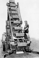 An illustration from Material handling cyclopedia; a reference book covering definitions, descriptions, illustrations and methods of use of material handling machines employed in industry (1921)