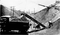 An illustration from Material handling cyclopedia; a reference book covering definitions, descriptions, illustrations and methods of use of material handling machines employed in industry (1921)