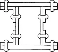 Picture 69 of 172 from Mechanics of engineering (solids) : comprising statics and kinetics of solids, and the mechanics of the materials of construction, or strength and elasticity of beams, columns, shafts, arches, etc. : for use in technical schools (1911), leaf 311