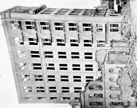 An illustration from The San Francisco earthquake and fire; a brief history of the disaster; a presentation of facts and resulting phenomena, with special reference to the efficiency of building materials, lessons of the disaster (1906)