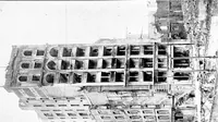 An illustration from The San Francisco earthquake and fire; a brief history of the disaster; a presentation of facts and resulting phenomena, with special reference to the efficiency of building materials, lessons of the disaster (1906)