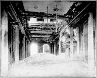 An illustration from The San Francisco earthquake and fire; a brief history of the disaster; a presentation of facts and resulting phenomena, with special reference to the efficiency of building materials, lessons of the disaster (1906)