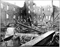 An illustration from The San Francisco earthquake and fire; a brief history of the disaster; a presentation of facts and resulting phenomena, with special reference to the efficiency of building materials, lessons of the disaster (1906)