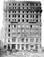 An illustration from The San Francisco earthquake and fire; a brief history of the disaster; a presentation of facts and resulting phenomena, with special reference to the efficiency of building materials, lessons of the disaster (1906)