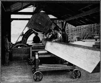 An illustration from A practical course in wooden boat and ship building, the fundamental principles and practical methods described in detail, especially written for carpenters and other woodworkers who desire to engage in boat or ship building, and as a textbook for schools (1918)