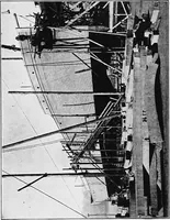 An illustration from A practical course in wooden boat and ship building, the fundamental principles and practical methods described in detail, especially written for carpenters and other woodworkers who desire to engage in boat or ship building, and as a textbook for schools (1918)