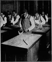 An illustration from A practical course in wooden boat and ship building, the fundamental principles and practical methods described in detail, especially written for carpenters and other woodworkers who desire to engage in boat or ship building, and as a textbook for schools (1918)