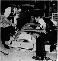 An illustration from A practical course in wooden boat and ship building, the fundamental principles and practical methods described in detail, especially written for carpenters and other woodworkers who desire to engage in boat or ship building, and as a textbook for schools (1918)
