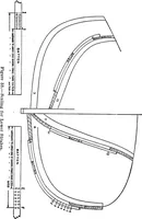 An illustration from A practical course in wooden boat and ship building, the fundamental principles and practical methods described in detail, especially written for carpenters and other woodworkers who desire to engage in boat or ship building, and as a textbook for schools (1918)