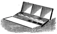 An illustration from The theory of colouring: being an analysis of the principles of contrast and harmony in the arrangement of colours, with their application to the study of nature, and hints on the composition of pictures, etc (1872)