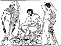 An illustration from The Greek painters' art (1905)