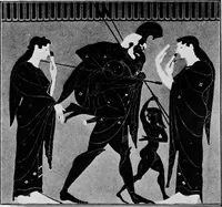 An illustration from The Greek painters' art (1905)
